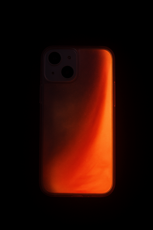 GlowFlow Luminous Quicksand Iphone Case - Candy Pink Edition