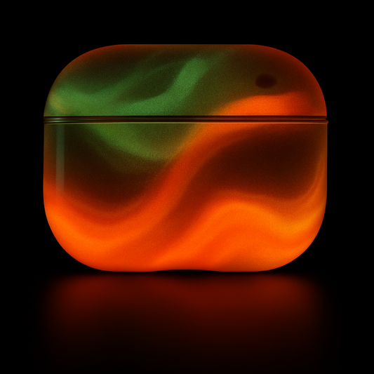 GlowFlow Airpod Case - Blaze Orange Edition