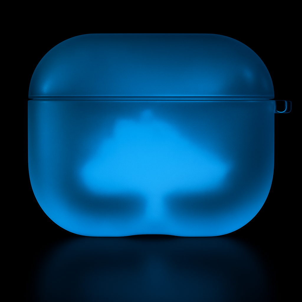 GlowFlow Airpod Case - Ocean Blue Edition